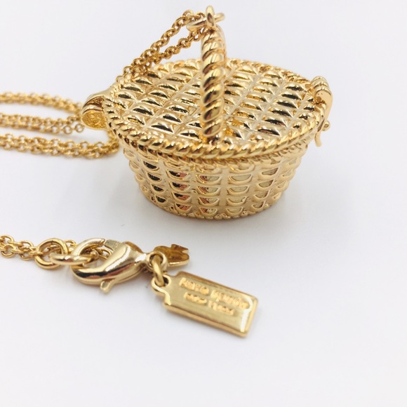 kate spade Jewelry Kate Spade Pack A Picnic Basket Locket Necklace